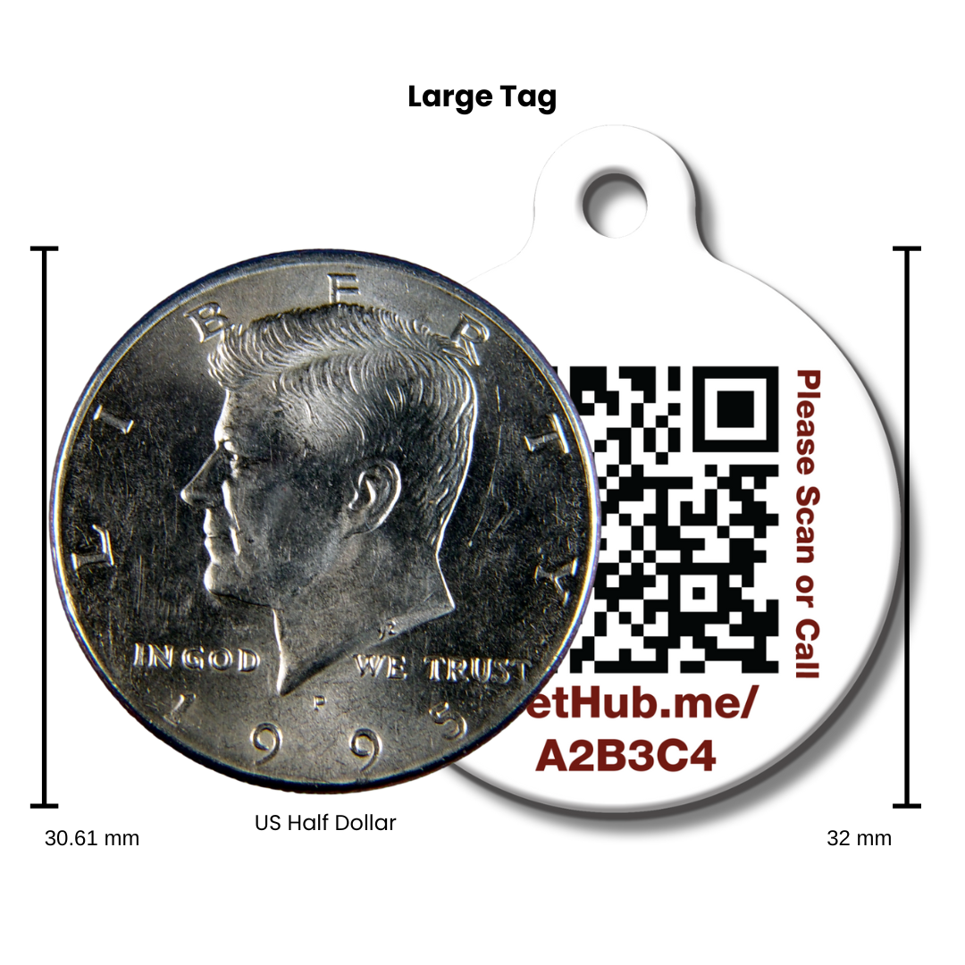 PetHub QR Pet ID Tag – Original Get Me Home Club