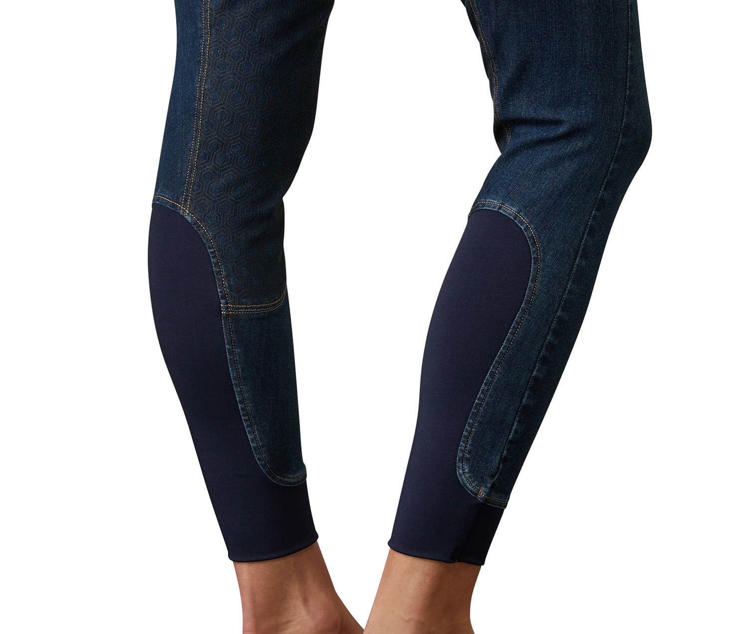 Ariat Halo Denim Full Seat Breech, Birch Marine