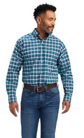 Ariat Men's Pro Series Brantleigh Stretch Classic Fit Shirt, Jelly Bean