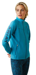 Ariat Women's Agile Softshell Jacket, Mosaic Blue