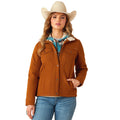 Ariat Womens Berber Back Softshell Jacket – Sherpa-Lined Trucker-Style Warm Layer