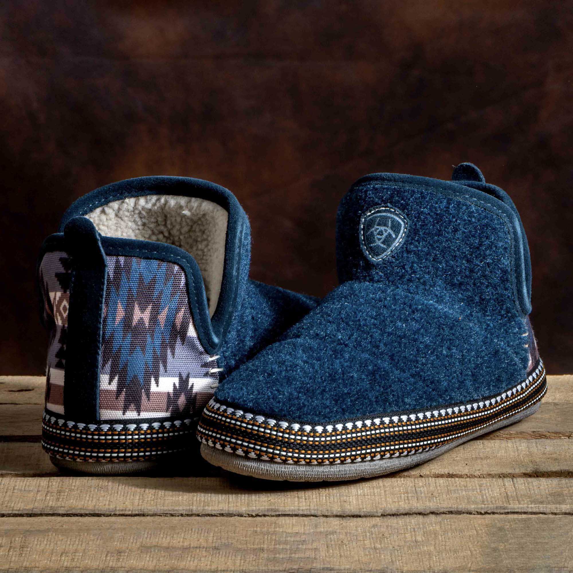 Ariat Women's Southwest Wool Blend Bootie Slippers