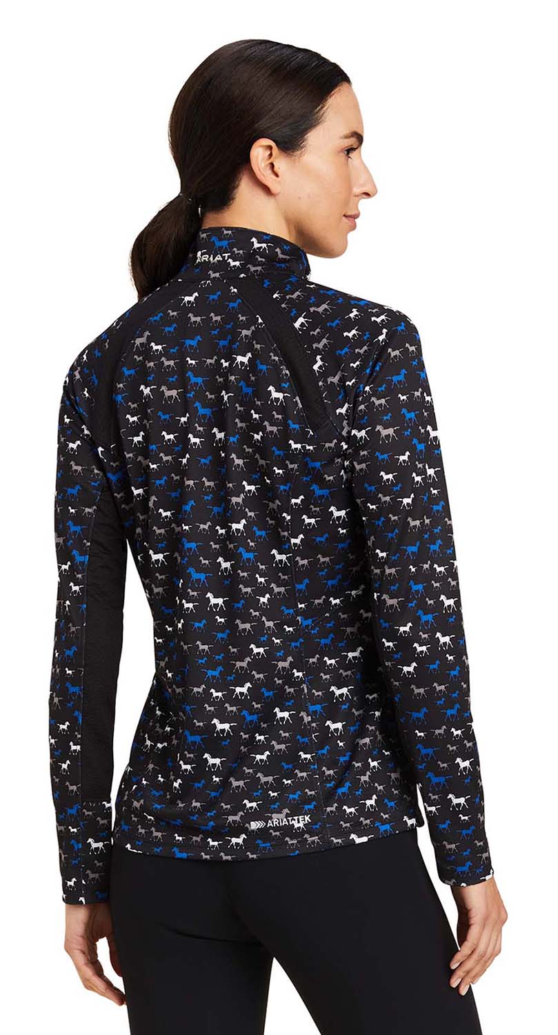 Ariat Womens Sunstopper 2.0 1/4 Zip Long Sleeve Baselayer