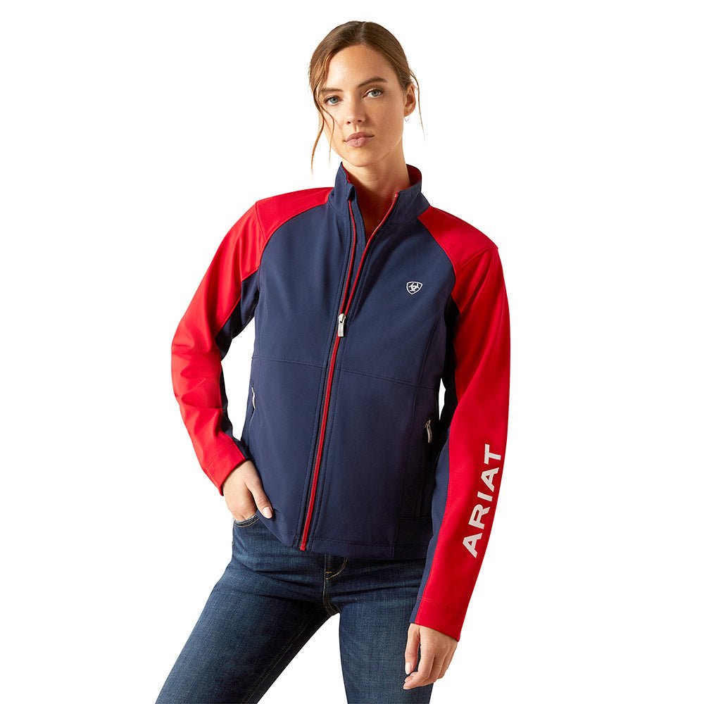 Ariat Womens Team EQ Softshell Riding Jacket – Fleece Lined, Wind & Water Resistant