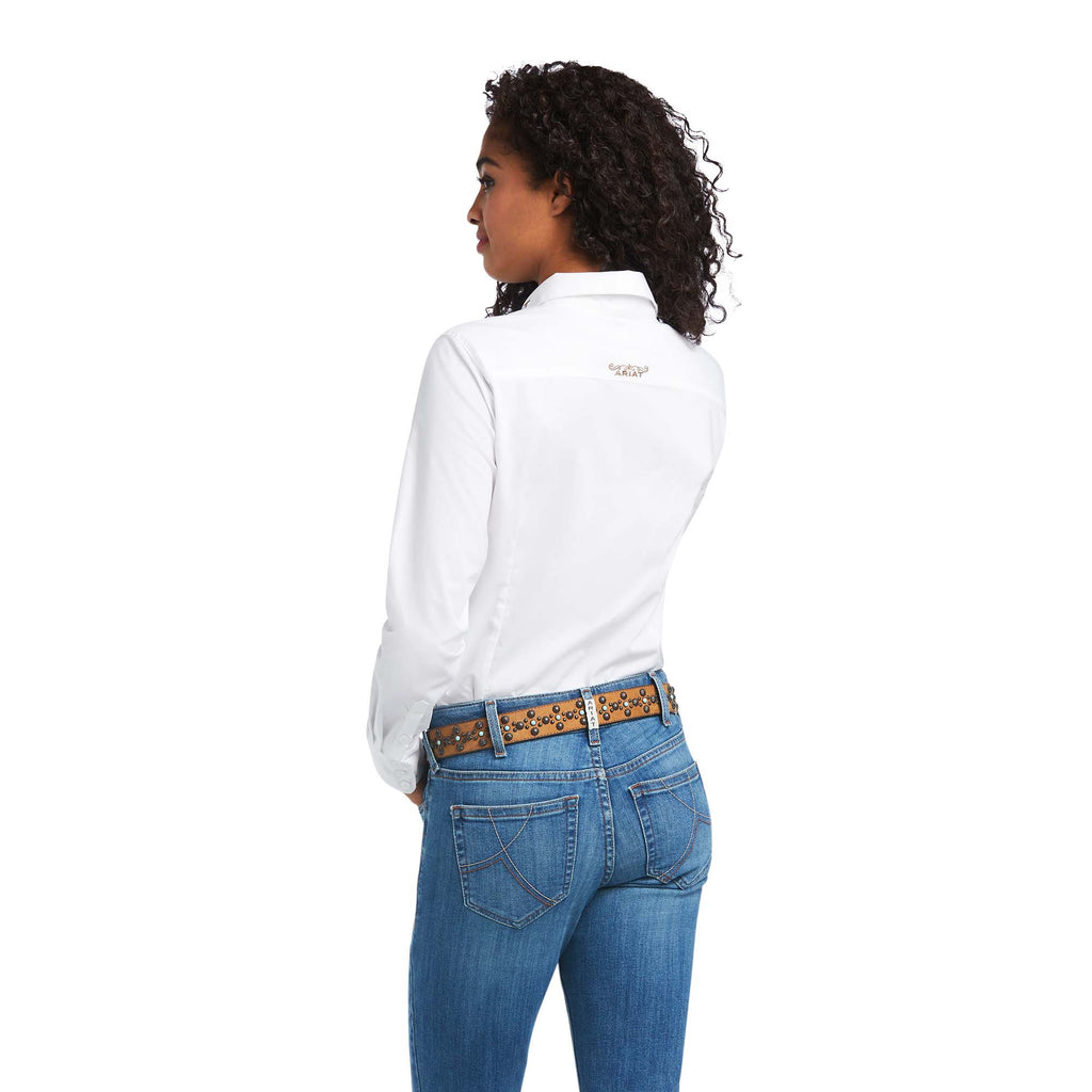 Ariat Women’s Team Kirby Wrinkle-Resistant Stretch Western Performance Shirt