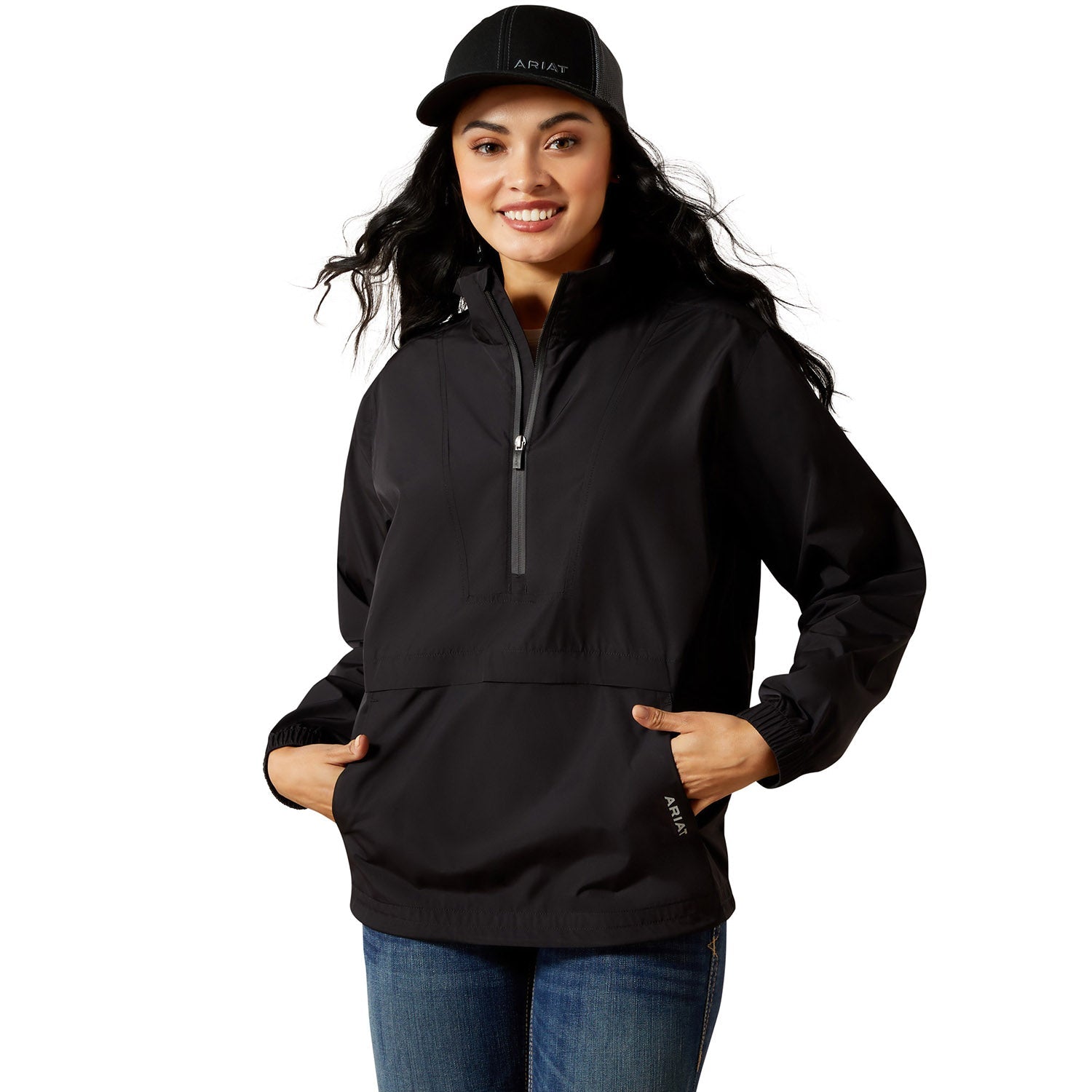 Ariat Women's Whisper Pullover Jacket – Lightweight Water-Repellent Windbreaker