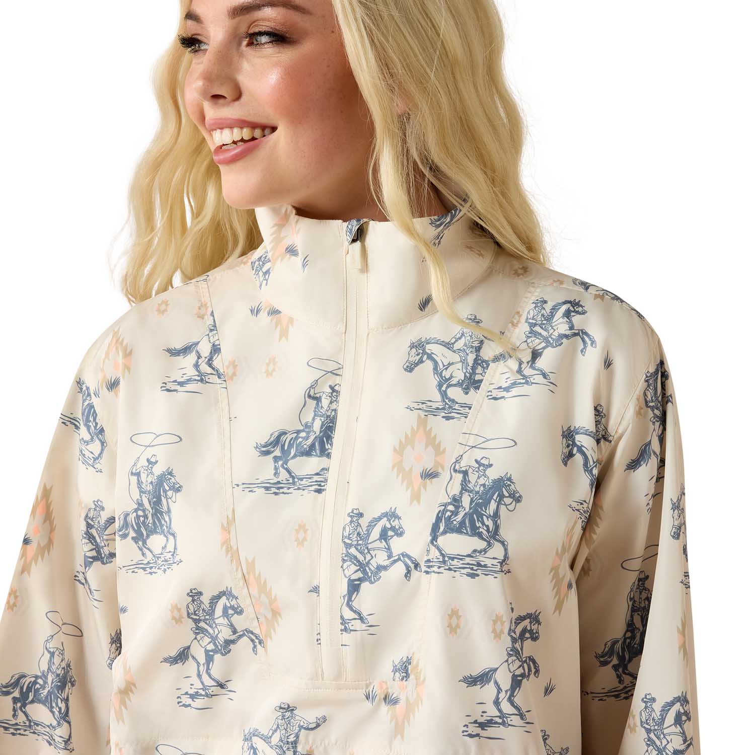 Ariat Women's Whisper Pullover Jacket – Lightweight Water-Repellent Windbreaker