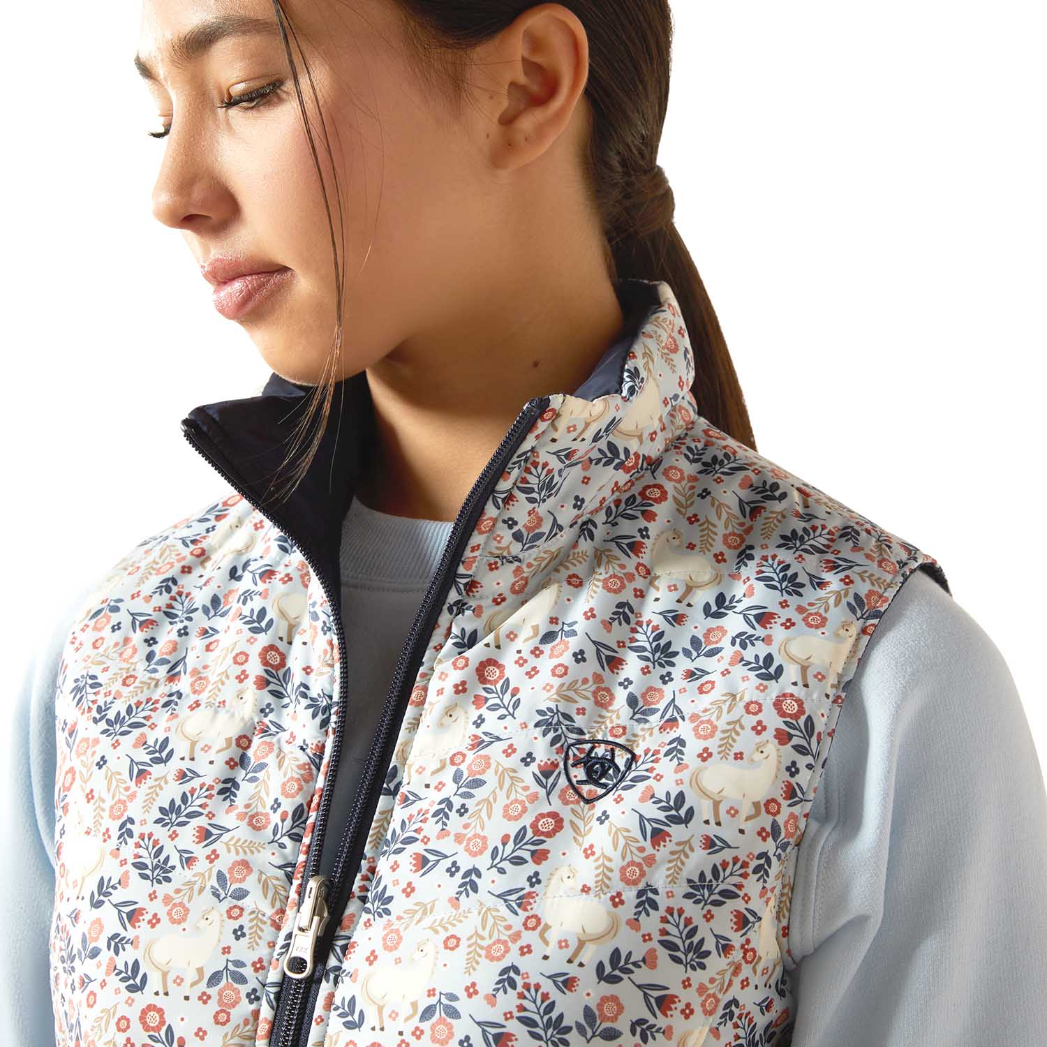 Ariat Youth Bella Reversible Insulated Riding Vest – Lightweight & Warm