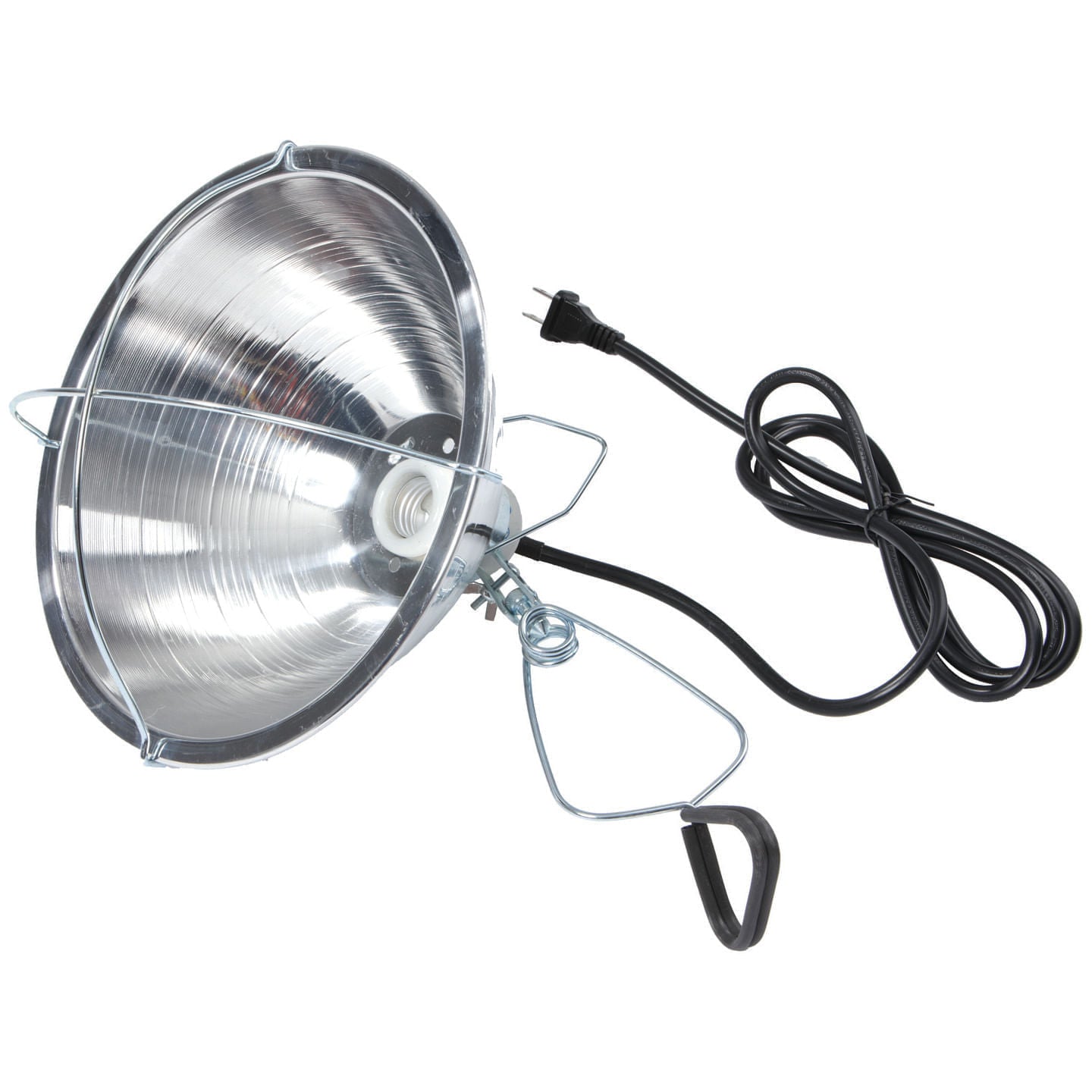 Clamp-On Brooder Heat Lamp for Chicks & Poultry - Compatible with 250W Red & Clear Heat Bulbs