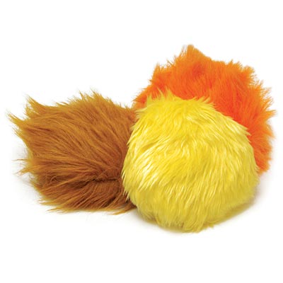 Jeffers 5" Doggie Dotz Plush Squeaker Dog Toy, Each