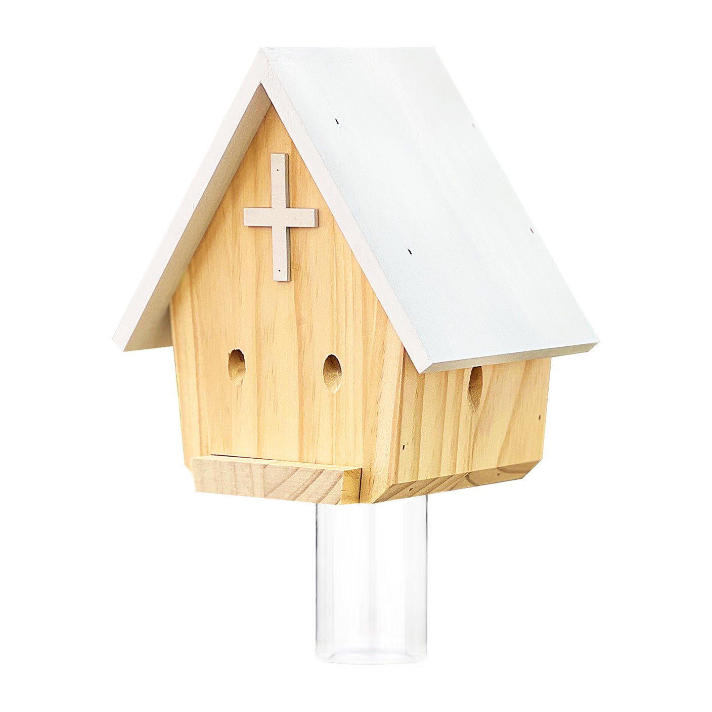Durable Outdoor Carpenter Bee Trap - Pine Wood, Eco-Friendly, Hanging or Mounting, Multiple Styles