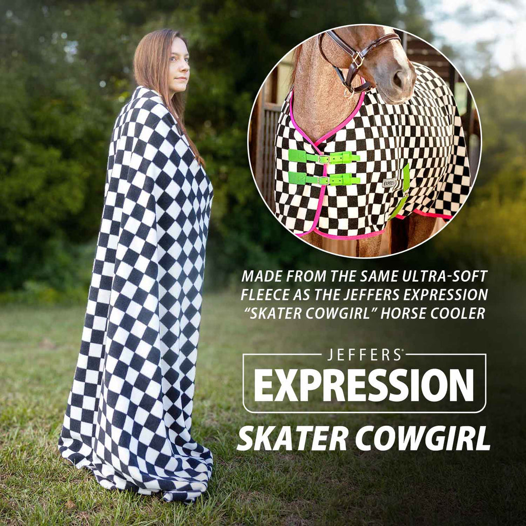 Jeffers Expression Oversized Fleece Throw Blanket