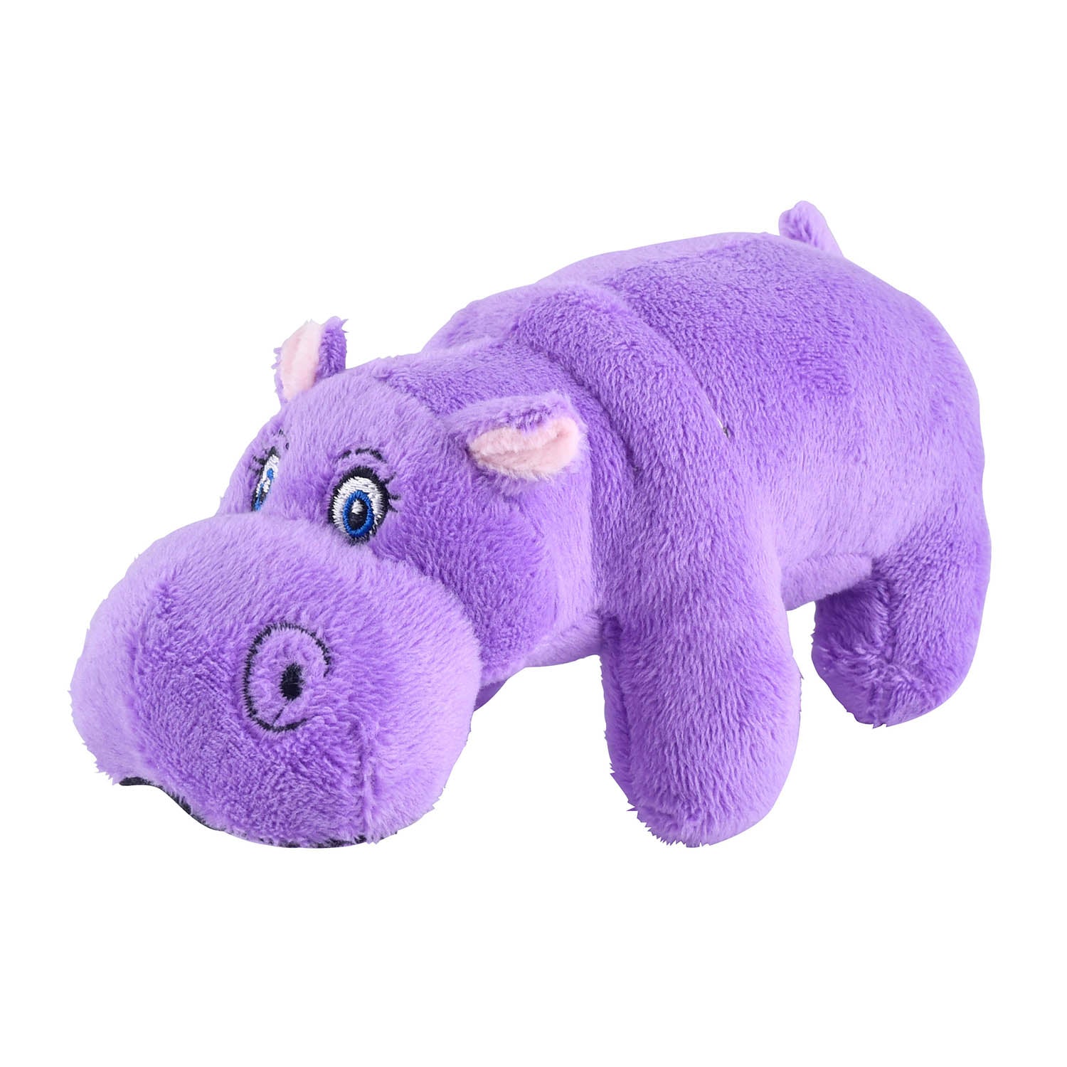 Jeffers Plush Hippo Jr. Dog Toy with Squeaker