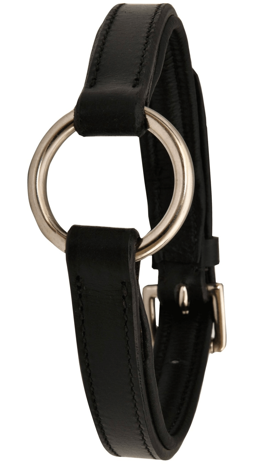 Jeffers Premium Padded Black Leather Dog Collars