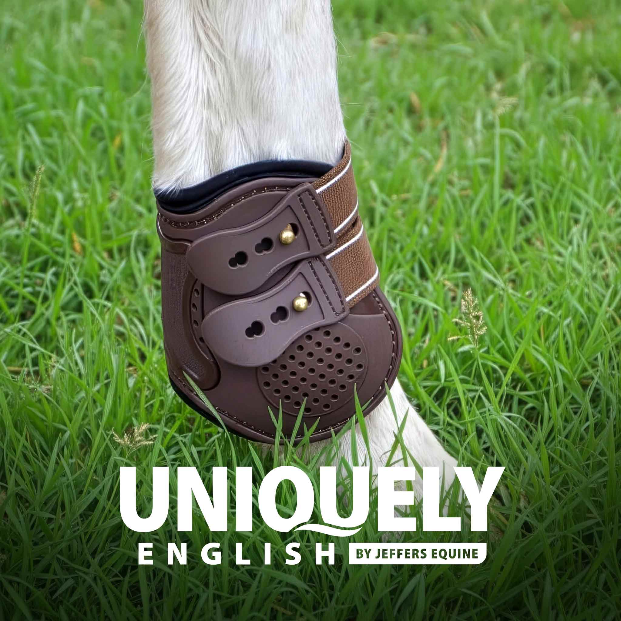 Jeffers Uniquely English Fetlock Boots for Horses, 2-Pack