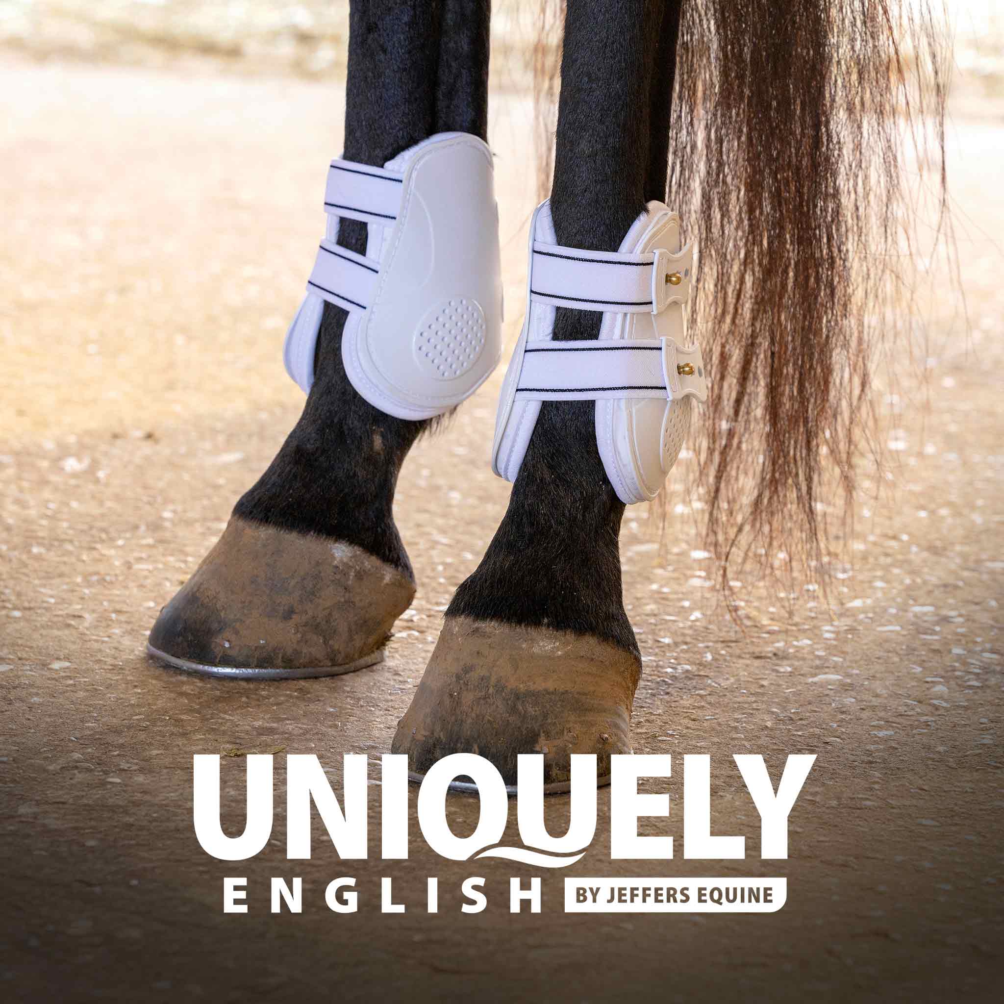 Jeffers Uniquely English Fetlock Boots for Horses, 2-Pack