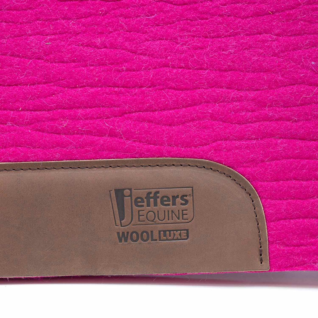 Jeffers WoolLuxe 100% Wool Equine Saddle Pad – Cushioned, Breathable, and Shock-Absorbing