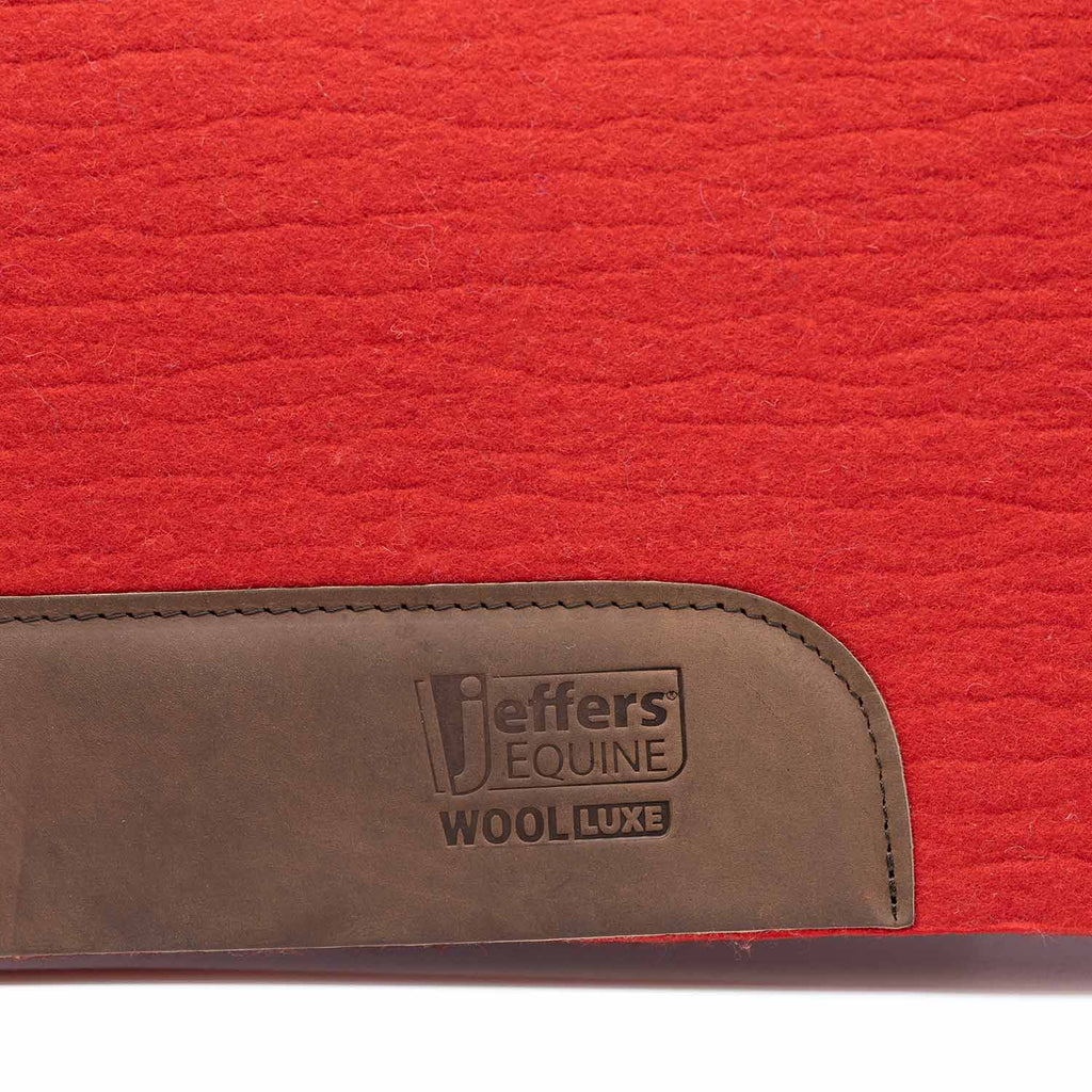 Jeffers WoolLuxe 100% Wool Equine Saddle Pad – Cushioned, Breathable, and Shock-Absorbing