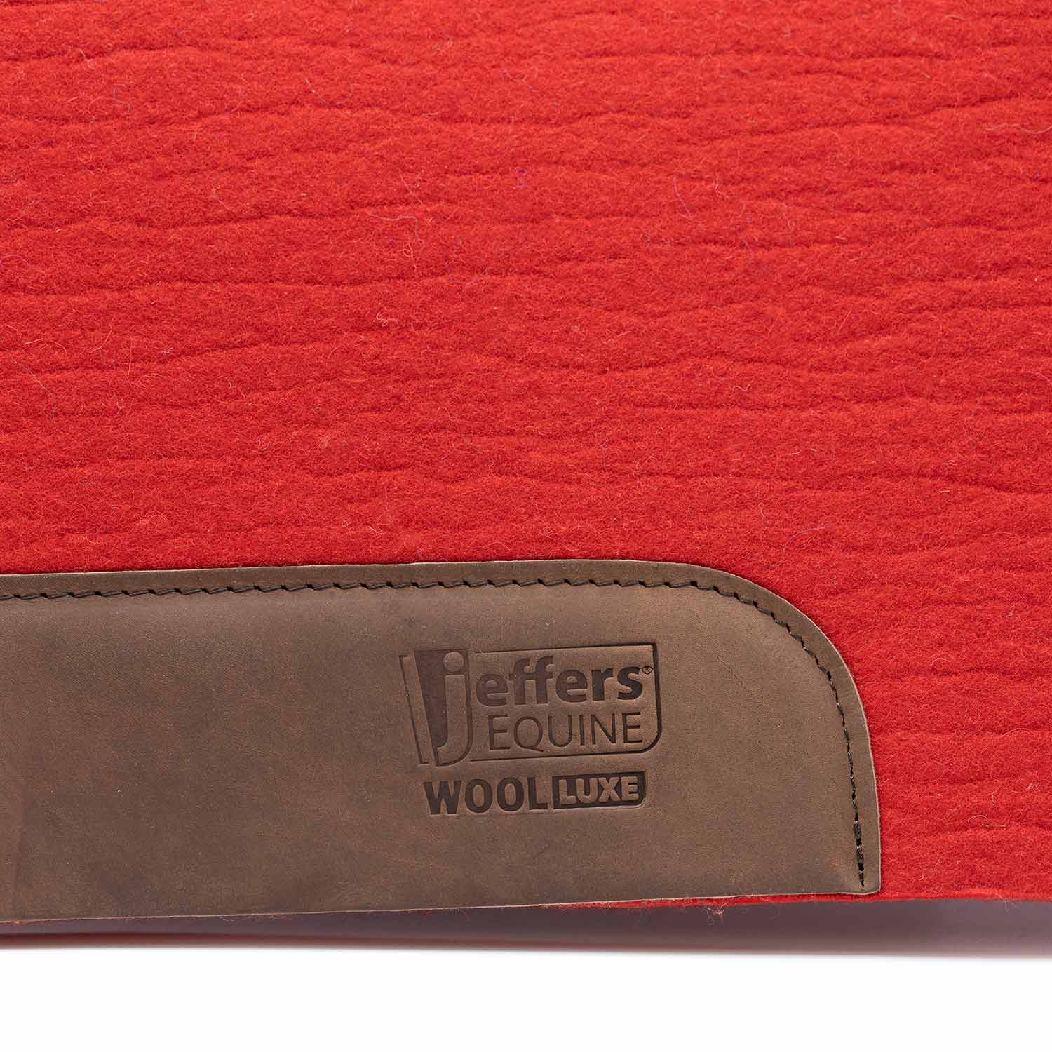 Jeffers WoolLuxe 100% Wool Equine Saddle Pad – Cushioned, Breathable, and Shock-Absorbing