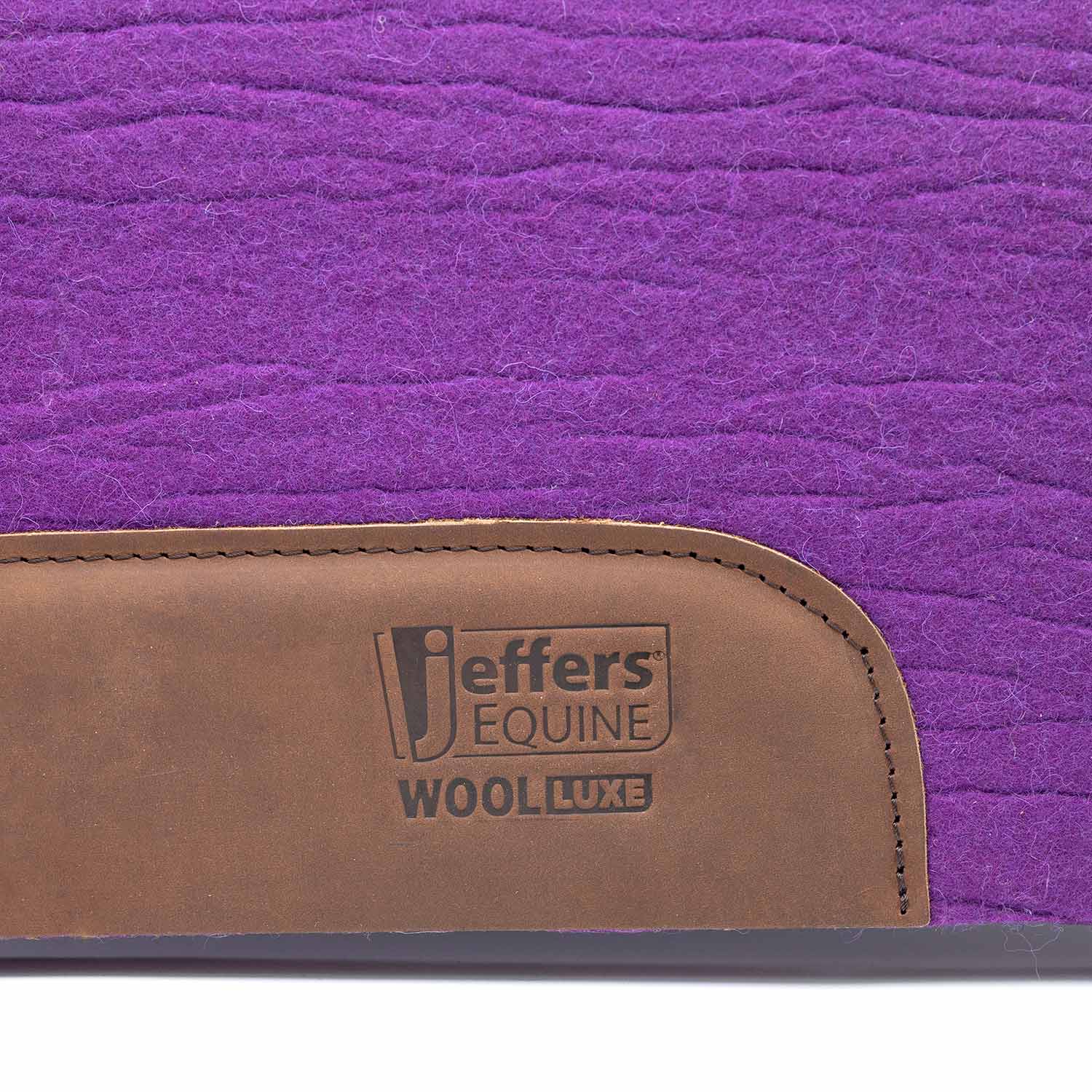 Jeffers WoolLuxe 100% Wool Equine Saddle Pad – Cushioned, Breathable, and Shock-Absorbing
