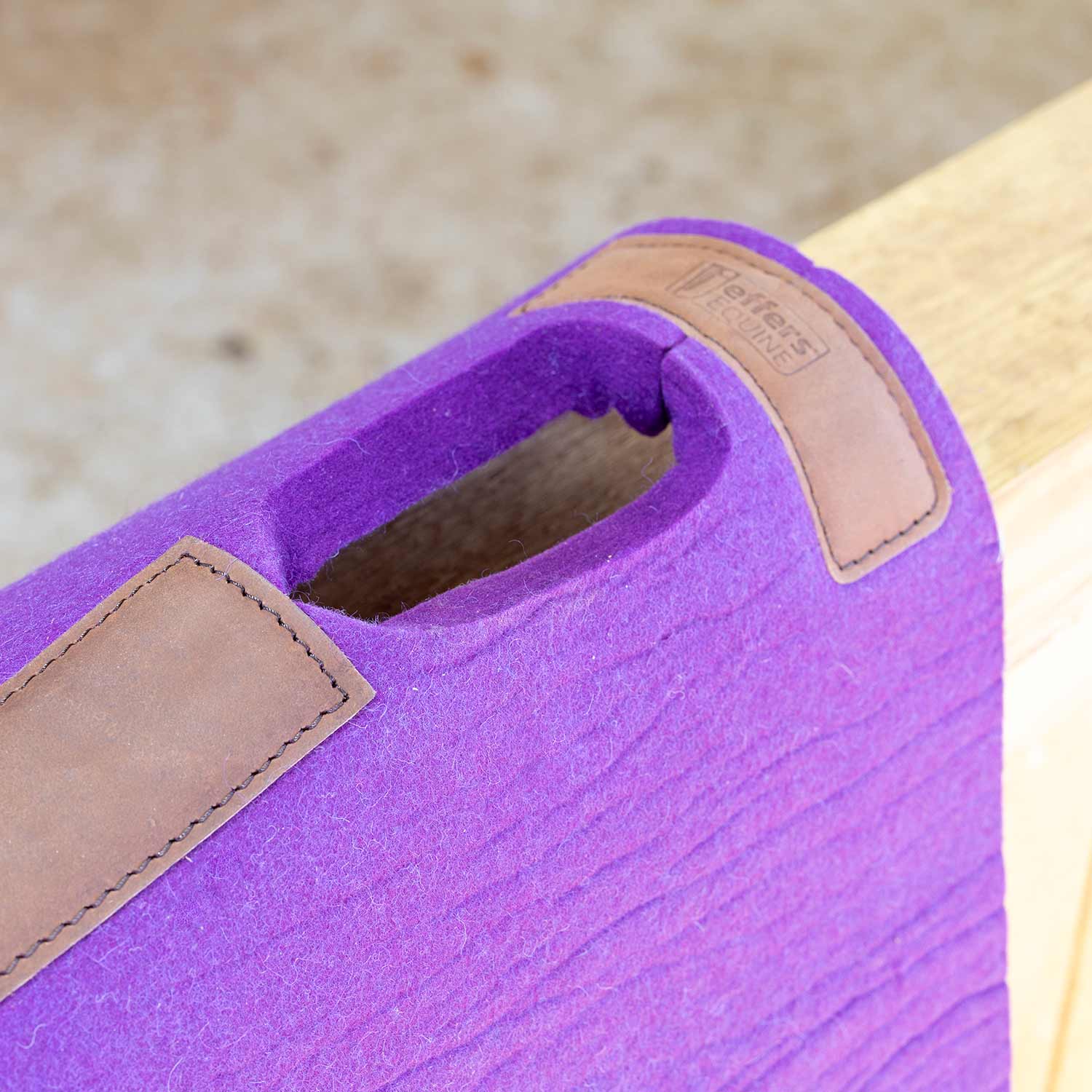 Jeffers WoolLuxe 100% Wool Equine Saddle Pad – Cushioned, Breathable, and Shock-Absorbing