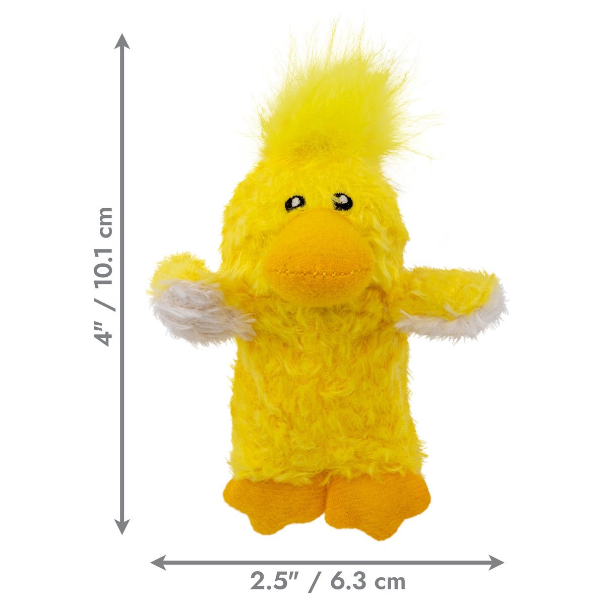 KONG Dr. Noyz X-Small Plush Dog Toys – Stuffing-Free, Soft Cuddle Toy with Removable and Extra Squeaker for Small Dogs