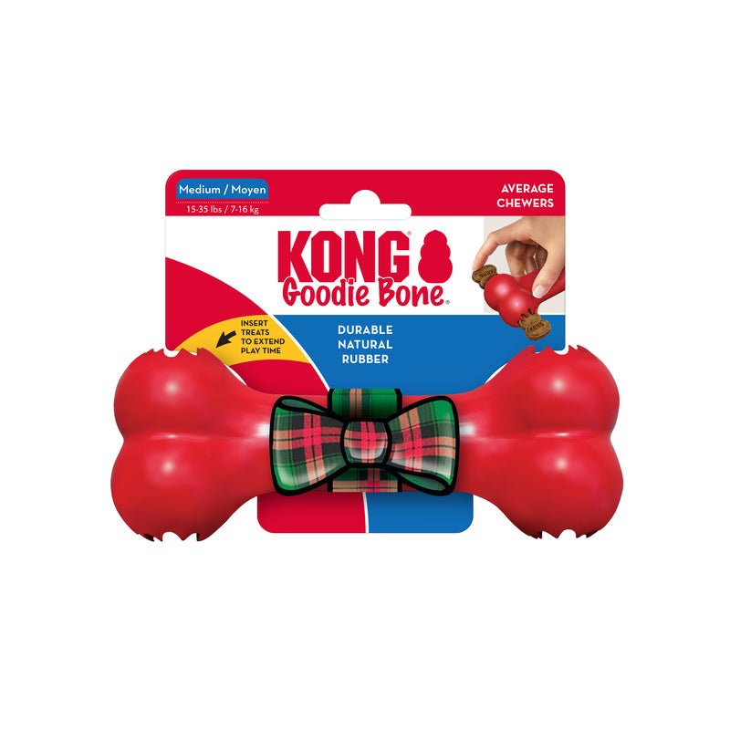 KONG Goodie Bone Rubber Dog Chew Toy, Medium