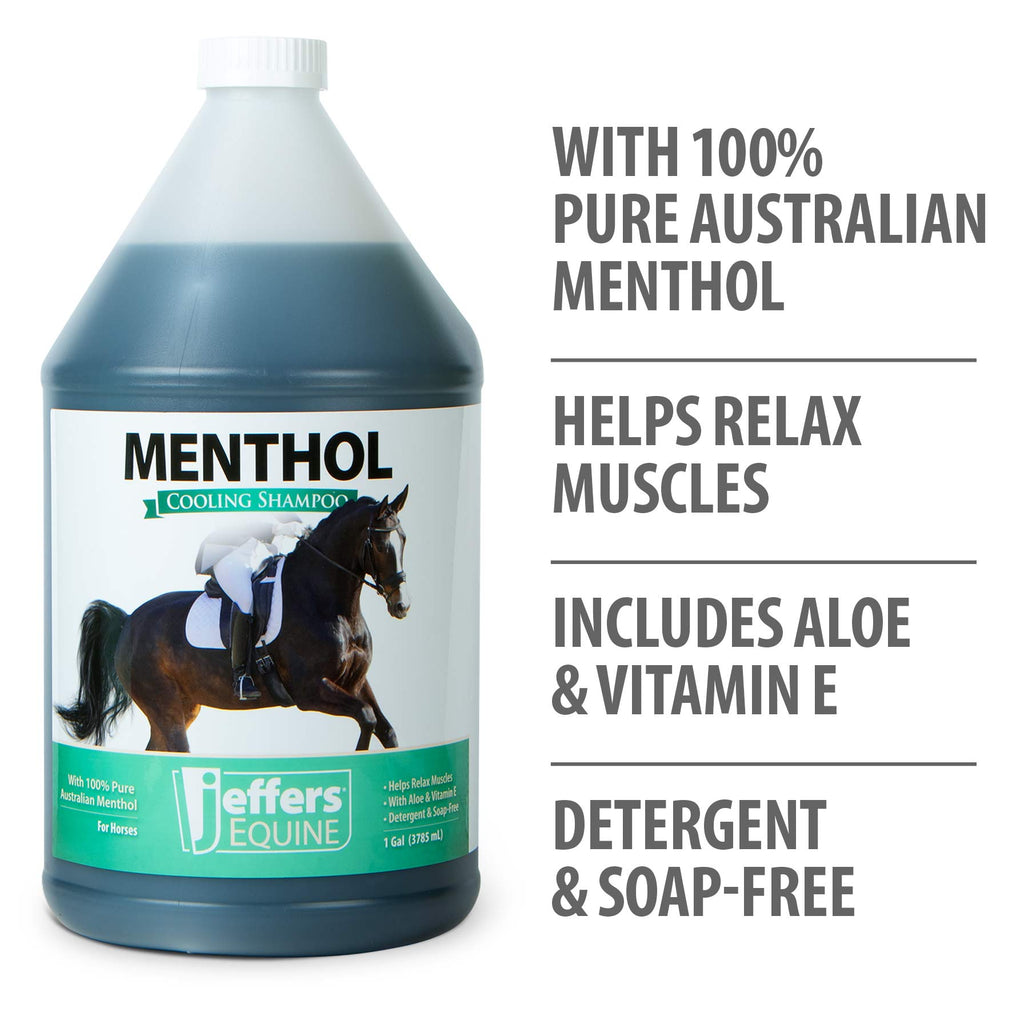 Jeffers Equine Menthol Cooling Shampoo for Horses