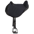 Mustang English Soft Ride Bareback Saddle, Black