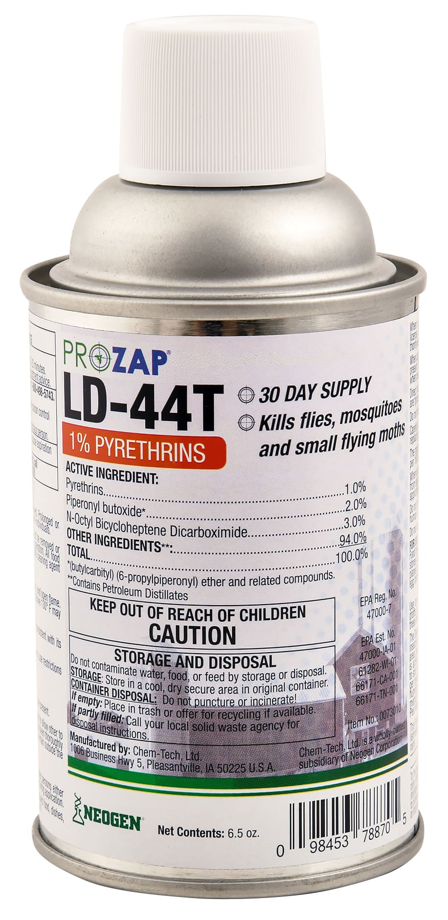 Prozap LD-44T Metered Fly Spray, 6.5 oz