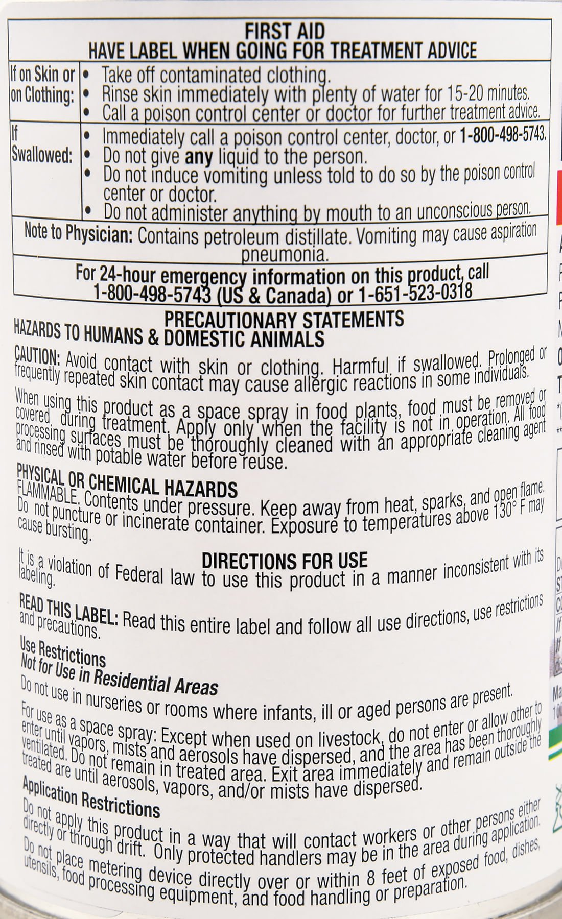 Prozap LD-44T Metered Fly Spray, 6.5 oz