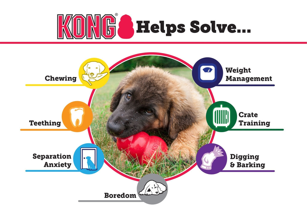 Puppy KONG Treat-Stuffing Chew Dog Toy