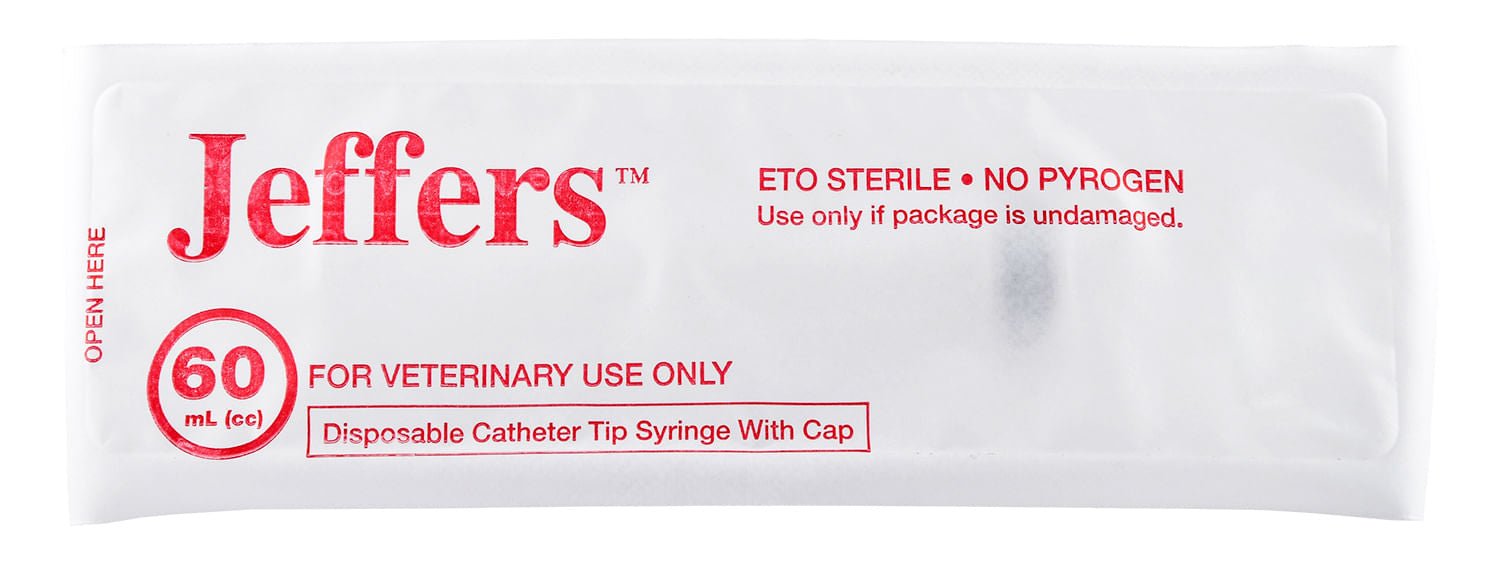 Jeffers Syringe with Catheter Tip