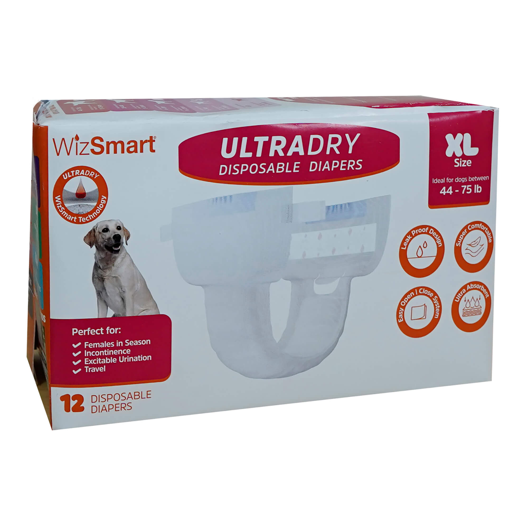 WizSmart UltraDry Disposable Diapers